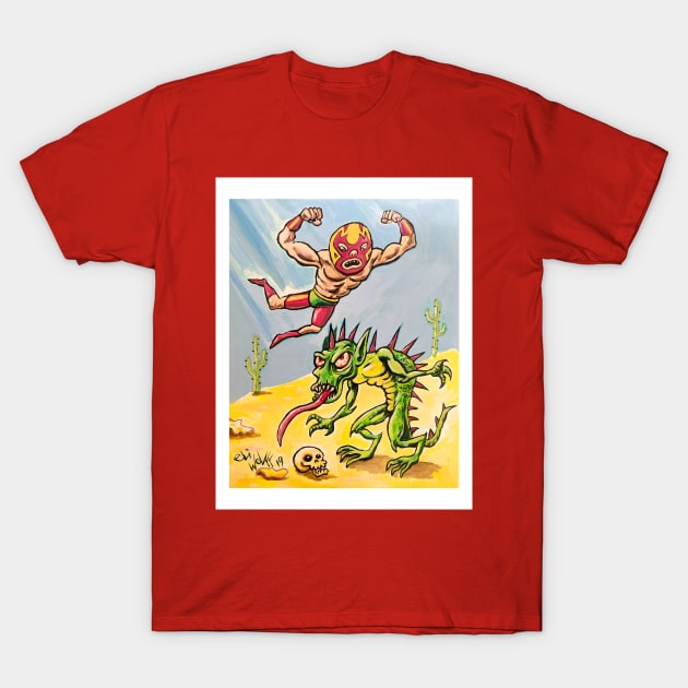 Luchacabra T-Shirt by eliwolff